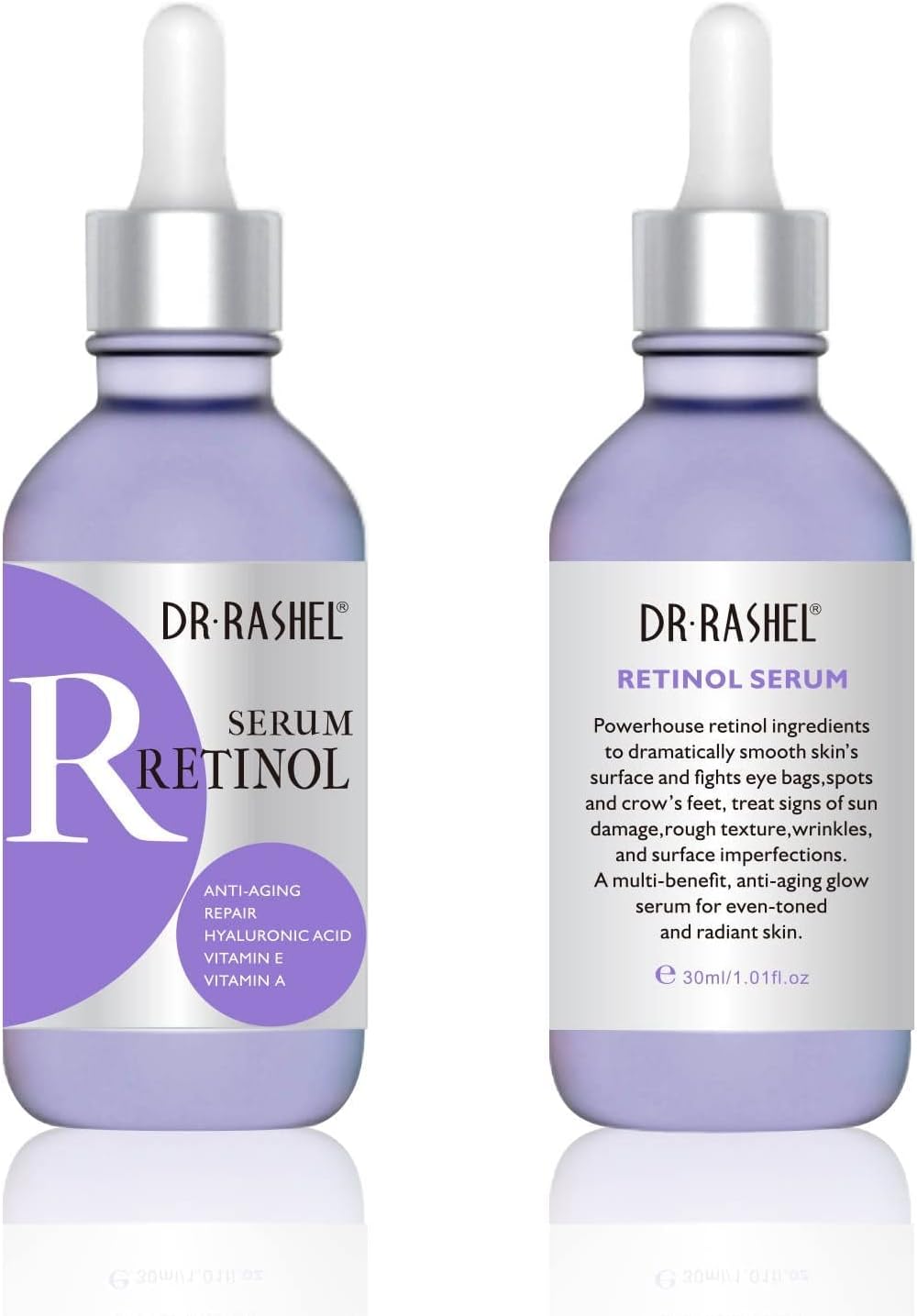 Dr Rashel Vitamin C, Retinol & Hyaluronic Acid Facial Serum Set - 3 Pack