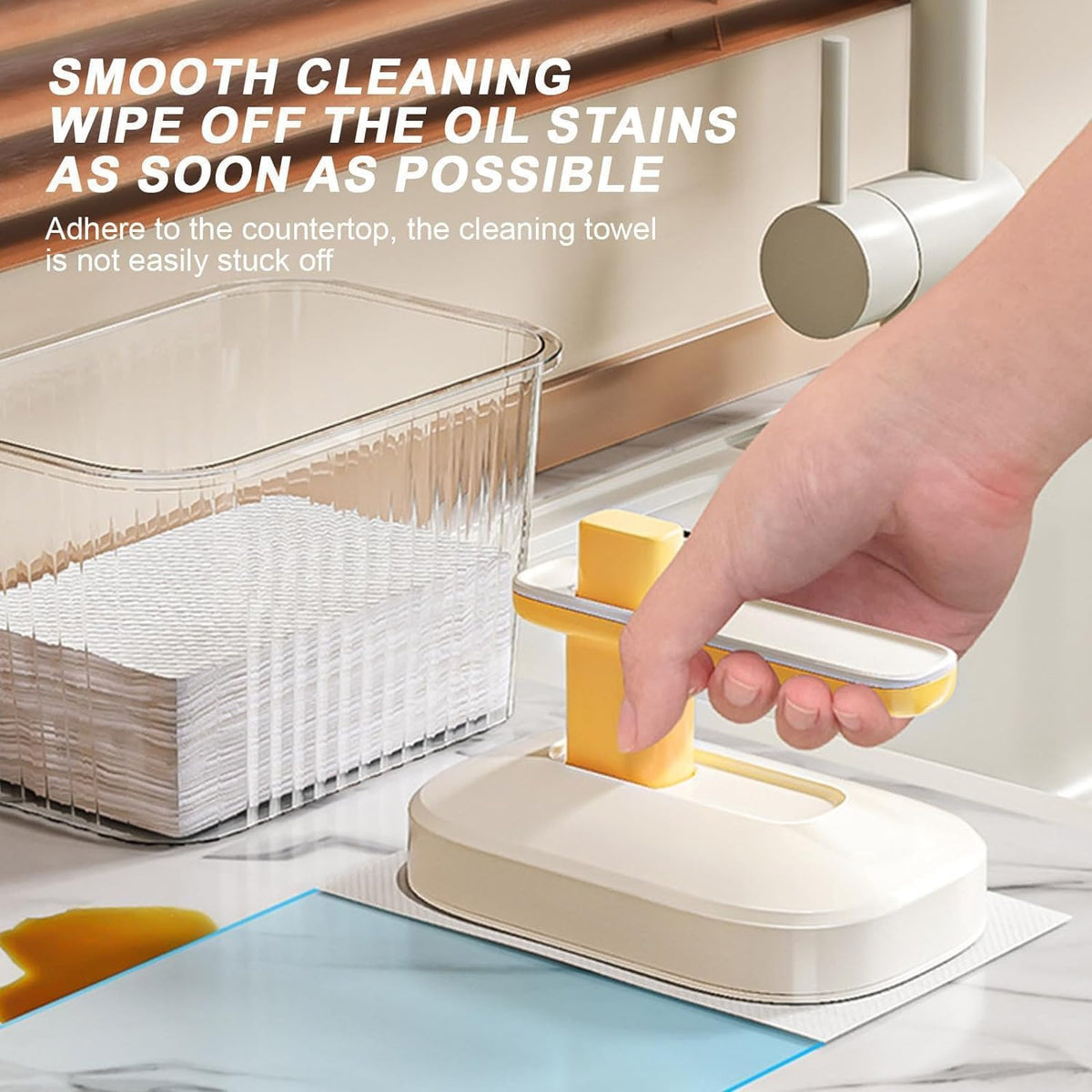 Disposable Kitchen Oil Removal Cleaning Cloth – Replaceable Magic Brush (No Box)