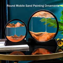 Moving Sand Lamp Frame ( Random Color )7inch