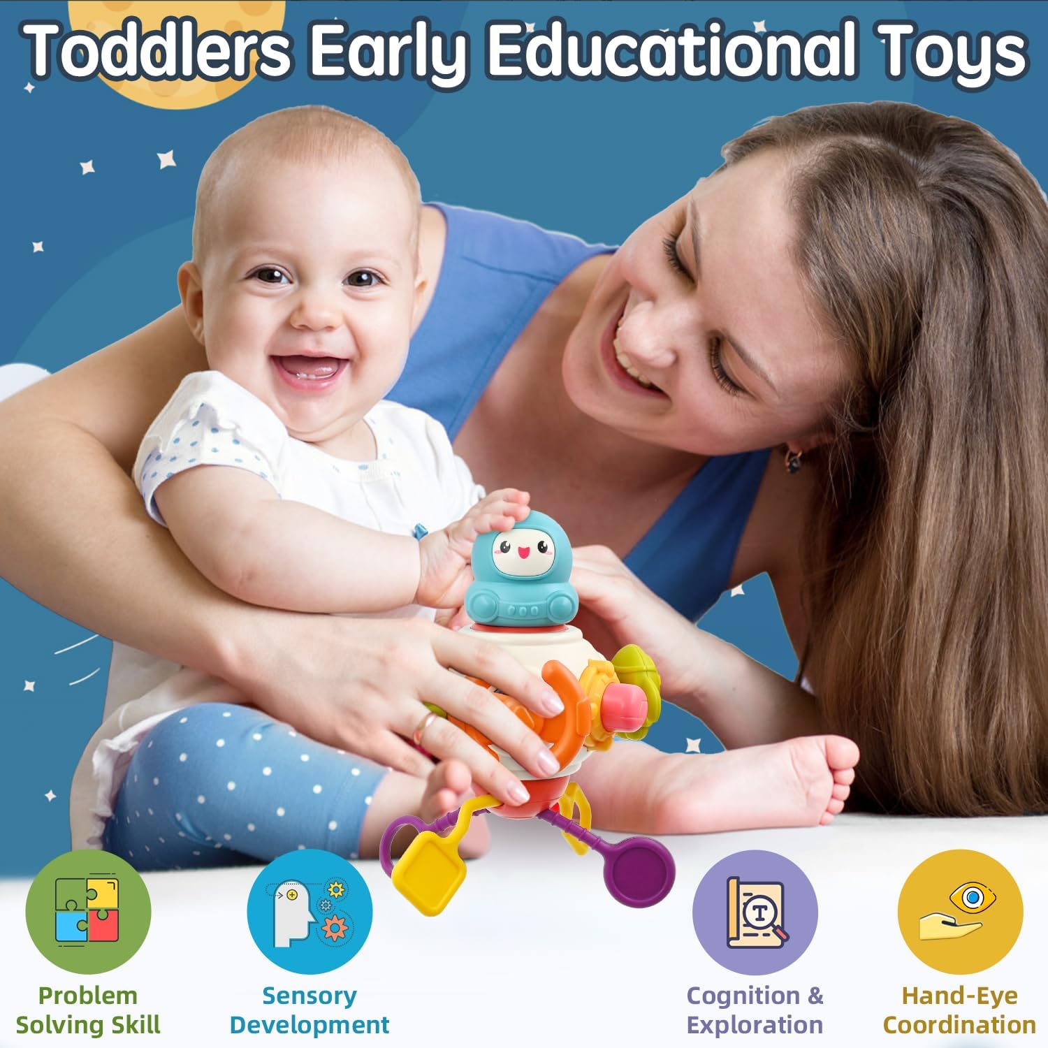 Educational Busy Board Toy for 6-18 Months