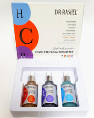 Dr Rashel Vitamin C, Retinol & Hyaluronic Acid Facial Serum Set - 3 Pack