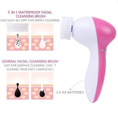 5 in 1 Electric Cleanser for Facial Face Massager