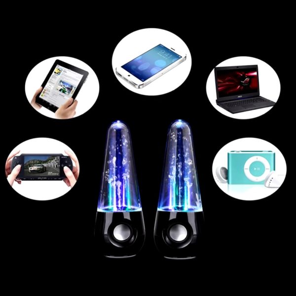 Colorful LED Water Speakers with Dancing Light Show