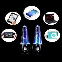 Colorful LED Water Speakers with Dancing Light Show